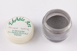 Prachová barva Silver Grey