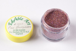 Třpyt dekorační disco Pink Hologram