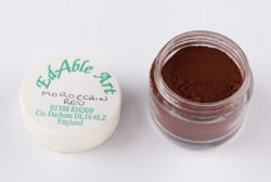 Prachová barva Marocain red