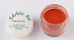Prachová barva Salmon