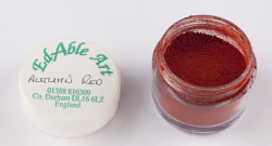 Prachová barva Autumn Red