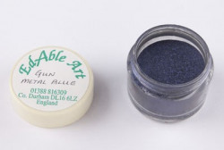 Prachová barva Gun Metal Blue