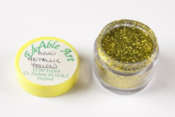 Třpyt dekorační disco Metallic Yellow