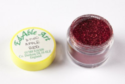 Třpyt dekorační disco Apple red