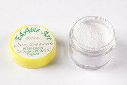 Třpyt dekorační disco White diamond