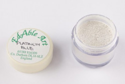 Prachová barva Platinum blue