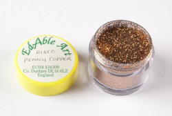 Třpyt dekorační disco Penny copper