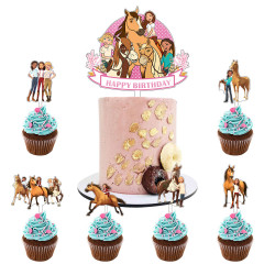 Zápich do dortu koně 7ks