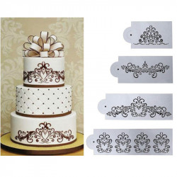 Stencil šablona Luxus 4ks