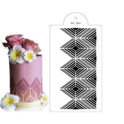 Stencil šablona Optic 40x21cm