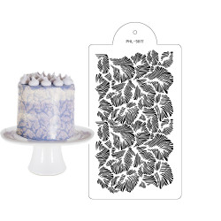 Stencil šablona peříčka 40x21cm