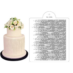 Stencil šablona NOER cube 40x18cm