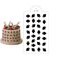 Stencil šablona Jahody 40x21cm