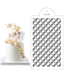 Stencil šablona šupiny 40x21cm