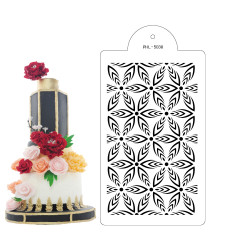 Stencil šablona hypno flower 40x21cm