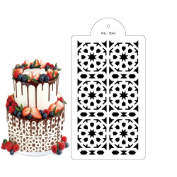 Stencil šablona Code 40x21cm