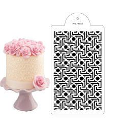 Stencil šablona Labyrint 40x21cm