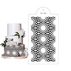 Stencil šablona Floweros 40x21cm