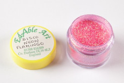 Třpyt dekorační disco Neon flamingo