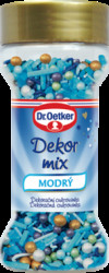 Dr. Oetker dekor mix modrý 50g