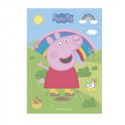 Jedlý papír 20cm peppa pig 14,8x21 cm