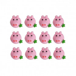 Cukrová dekorace prasátka 12ks
