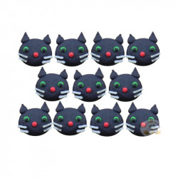 Cukrová dekorace kočky 11ks