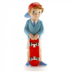 Figurka na dort skateboardista 16cm