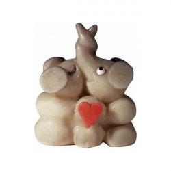 Marcipánová figurka sloní pár 6x4,5 cm, 40g - Frischmann vyškov