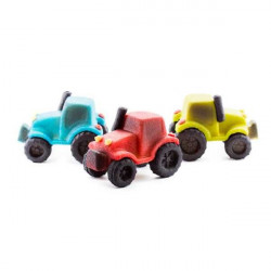 Marcipánová figurka traktor červený , 65g