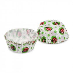 Cukrářský košíček berušky 50x30mm 40ks