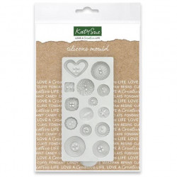 Silikonová formička knoflíky