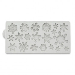 Silikonová formička sněhové vločky 12x6 cm - Katy Sue