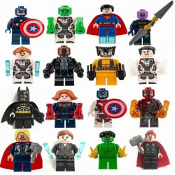 Figurky na dort 16ks superhrdinové 4 cm - Cakesicq