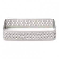 Perforovaná forma obdelník na tartaletky 10x6cm