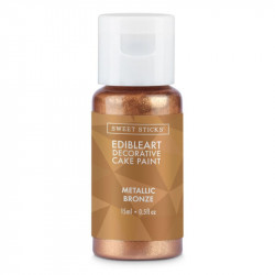 Metalická barva tekutá 15ml Bronze