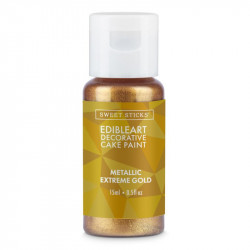 Metalická barva tekutá 15ml Extreme gold