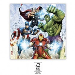 Papírové ubrousky avengers 33x33cm, 20ks