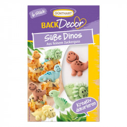 Cukrové dekorace dinosaurus, 6ks