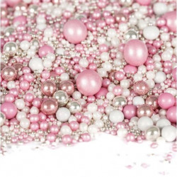 Cukrové zdobení 90g perličky mix cukr/čoko