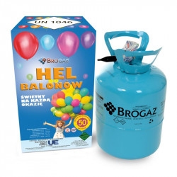 Helium do balónků 50 - 13,6l + 50ks balónků
