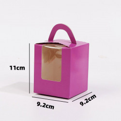 Krabička na cupcaky 100ks fialové