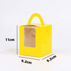 Krabička na cupcaky 100ks žluté