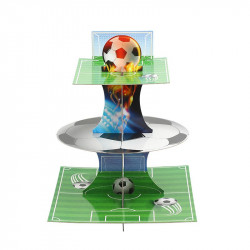 Papírový stojan na muffiny a capcaky fotbal