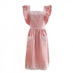 Zástěra retro růžová