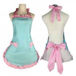 Kuchyňská zástěra pastelová