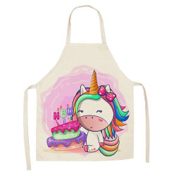 Kuchyňská zástěra jednorožec s dortem