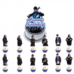 Zápich do dortu a muffinů 13ks Wednesday