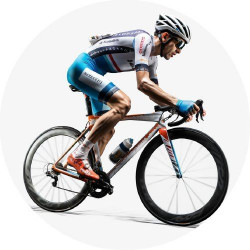 Jedlý papír cyklista 19,5cm