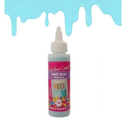 Cake drip světle modrá, 120g